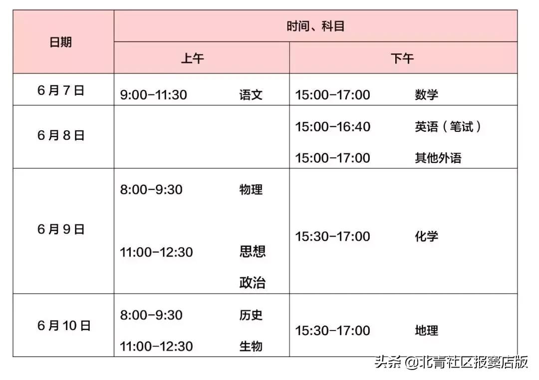 北京高考时间更新，自然美景探索之旅开启